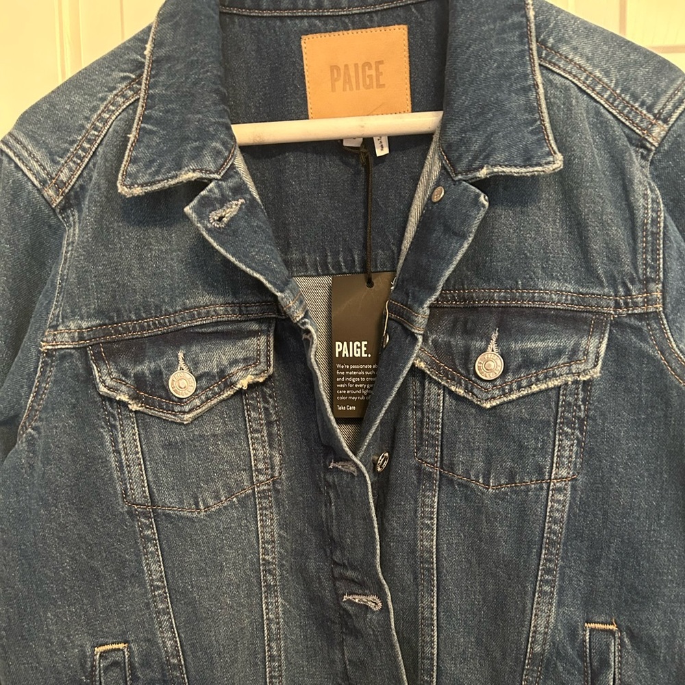 PAIGE Rowan Jean Jacket. Brand New - Picture 8 of 8